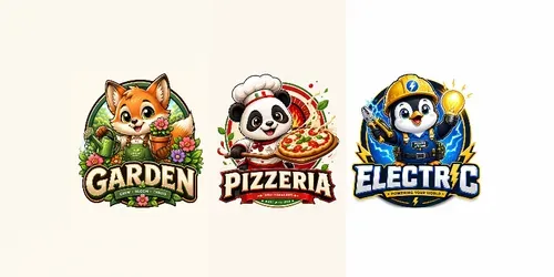 Cute Mascot Logos generated by chatgpt-image