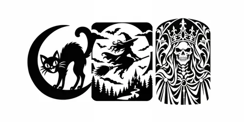 Halloween Pumpkin Carving Stencils generated by chatgpt-image