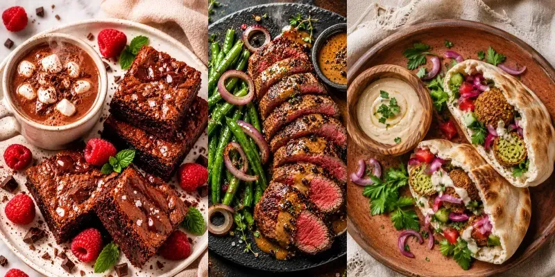 Glossy Gourmet Food Photos generated by undefined