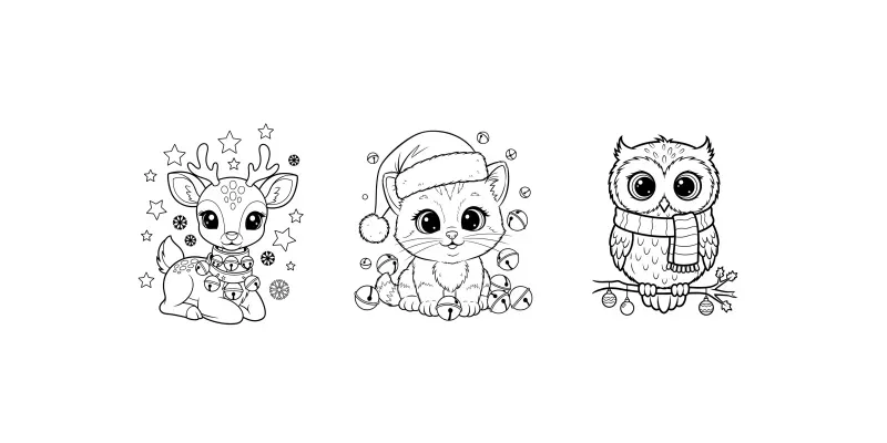 Christmas Coloring Pages For Kids