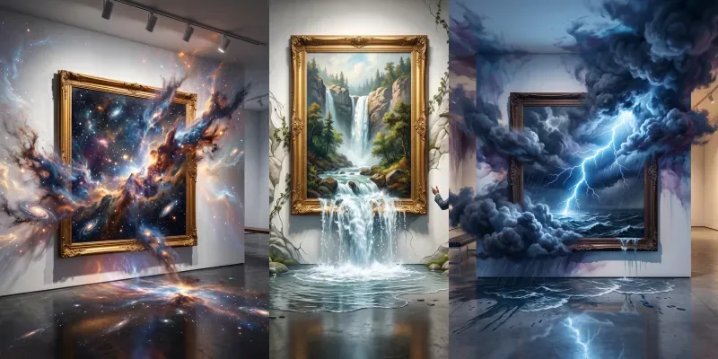 When Art Escape The Frames generated by undefined