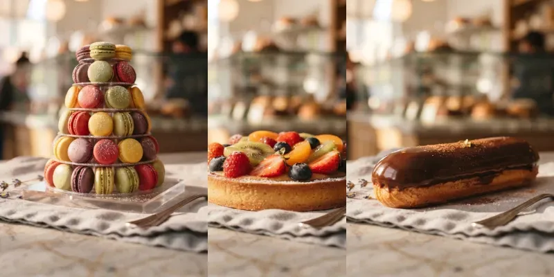 French Pastry Photography