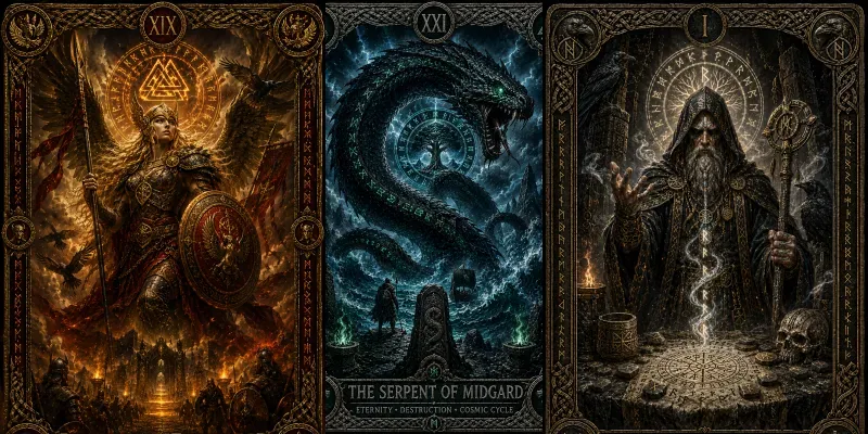 Norse Rune Tarot Studios generated by undefined
