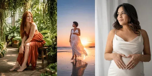 Golden Hour Maternity Photography generated by chatgpt-image