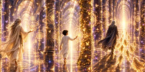Corridors Of Awakening generated by chatgpt-image