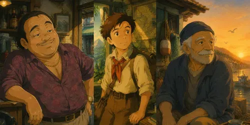 Handdrawn Animated Film Portrait Posters generated by chatgpt-image
