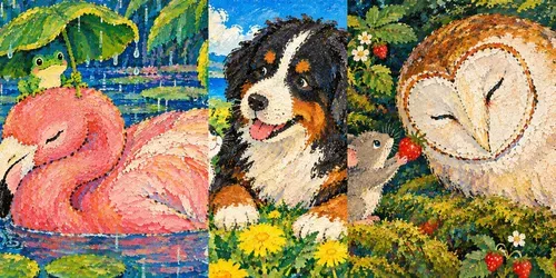 Naive Acrylic Storybook Art generated by chatgpt-image