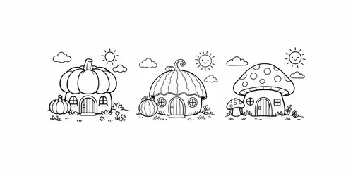 Cute House Coloring generated by chatgpt-image