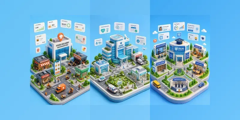 Miniature Brand Ecosystem Dioramas generated by undefined