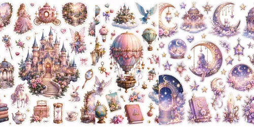 Dreamy Fairytale Sticker Sheets generated by chatgpt-image