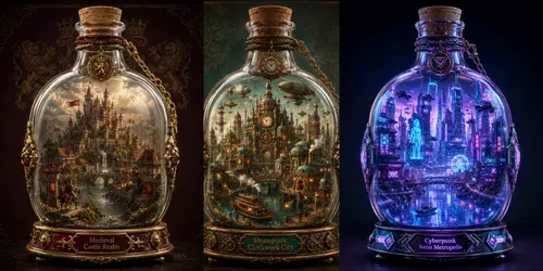 Message In A Bottle Collections generated by chatgpt-image