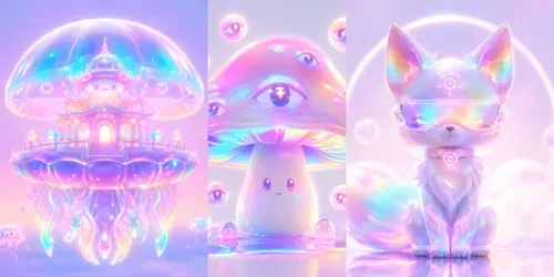 Pastel Neon Dreamcore Style generated by chatgpt-image