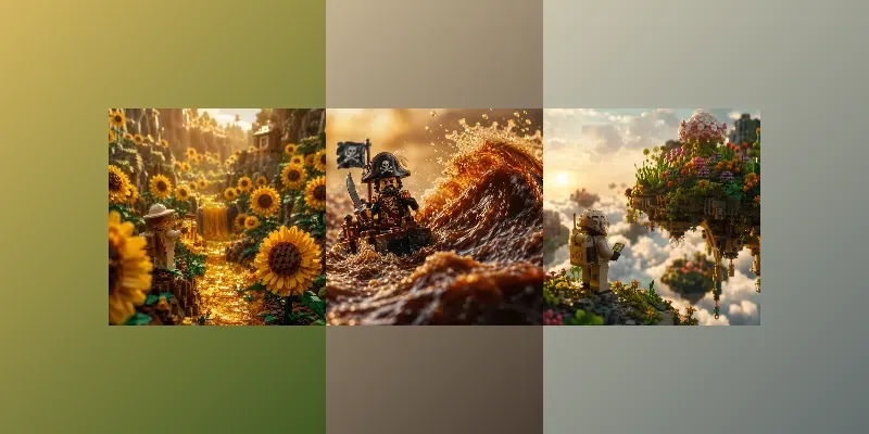 Lego Cinematic Mini Worlds Pros generated by undefined