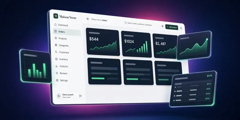 Ecommerce Admin Dashboard UI