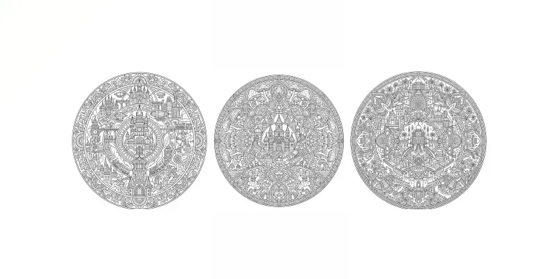 Fantasy Kingdom Mandala Generator