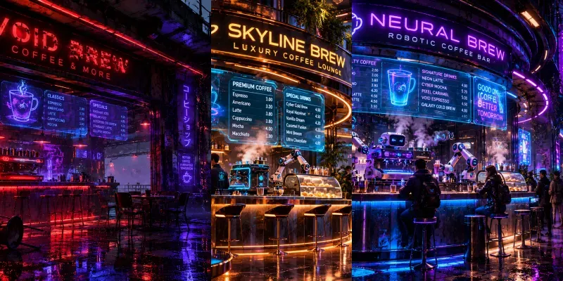 Neon Cafes
