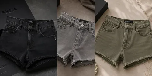 Women Denim Hotpants Mockups generated by chatgpt-image