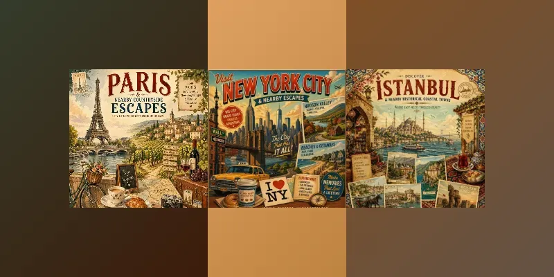 Vintage City Travel Poster Generator generated by undefined