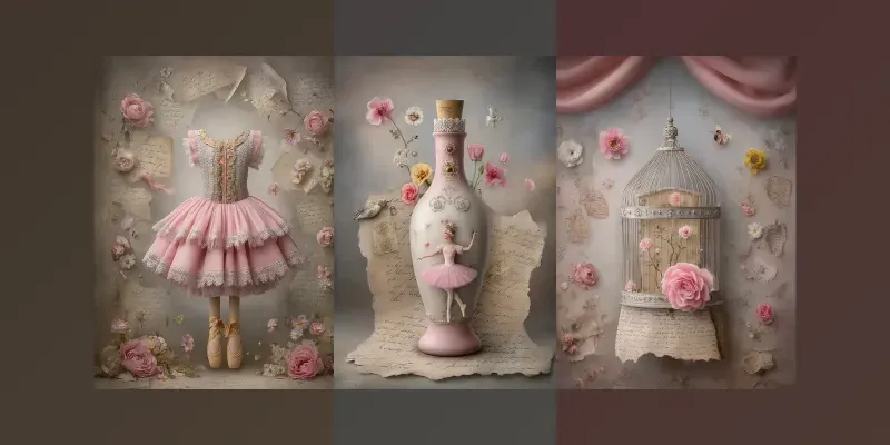 Ballet Junk Journal Pages generated by undefined