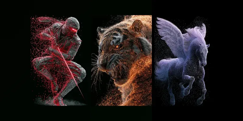 Quantum Pointillism Aesthetic generated by undefined