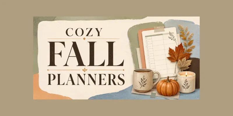 Cozy Fall Planners generated by undefined