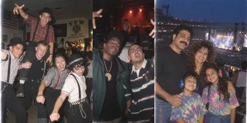 90s Concert Crowd Photos generated by chatgpt-image