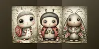 Cute Nature Creature Illustrations midjourney prompt mini thumbnail