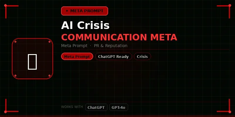 Crisis Communication Meta Ai generated by undefined