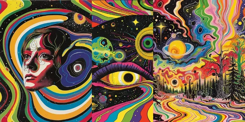 Psychedelic Poster Art generated by undefined