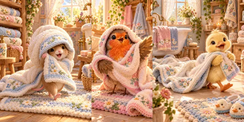 Cute Baby Towel Times