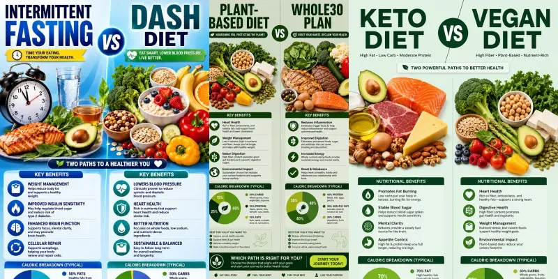 Nutrition Comparison Plan Infographics generated by undefined