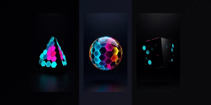 Hypnotic Geometric Shape Loops generated by undefined