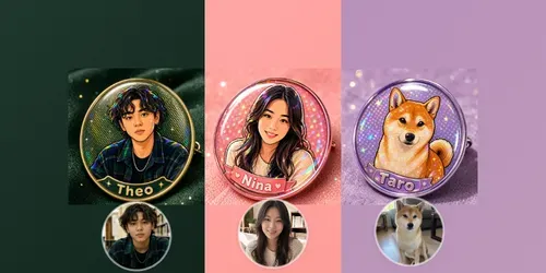 Holographic Can Badge Makers generated by chatgpt-image