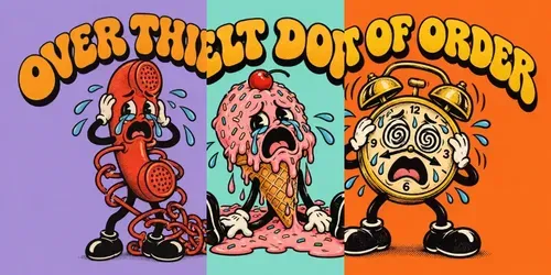 Retro Mood Pop Art Object Mascots generated by chatgpt-image