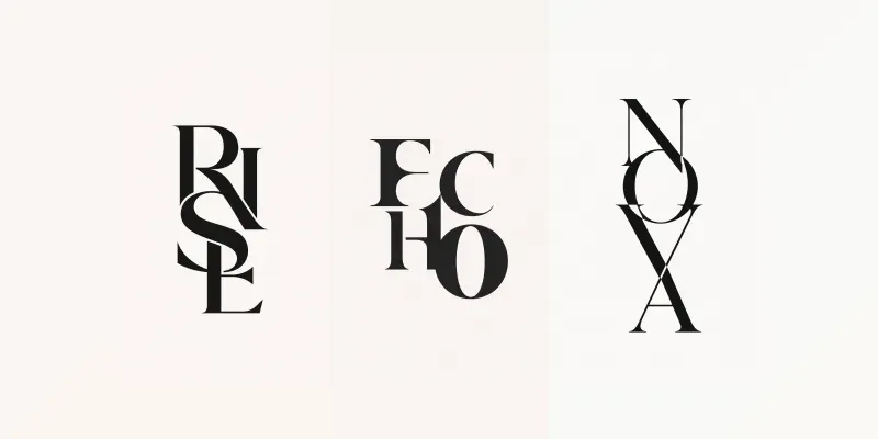 Minimal Typography Logo Generator generated by undefined