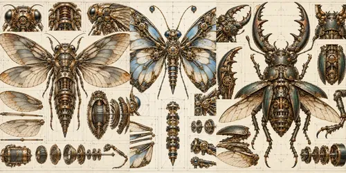 Mechanical Insect Studies generated by chatgpt-image