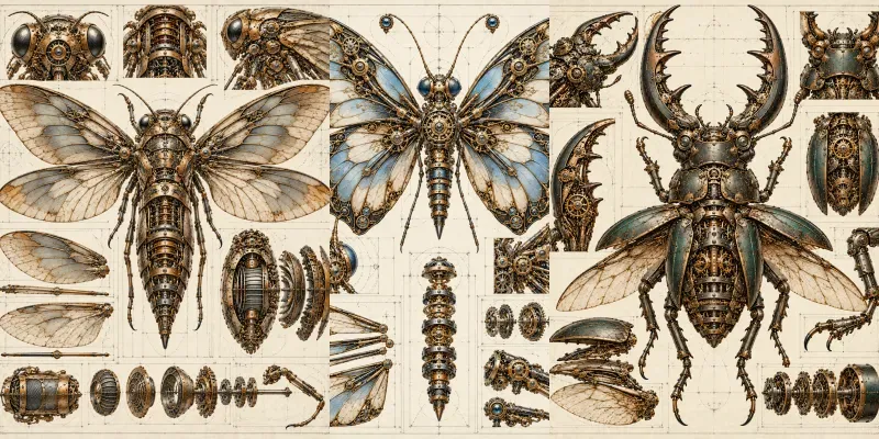Mechanical Insect Studies