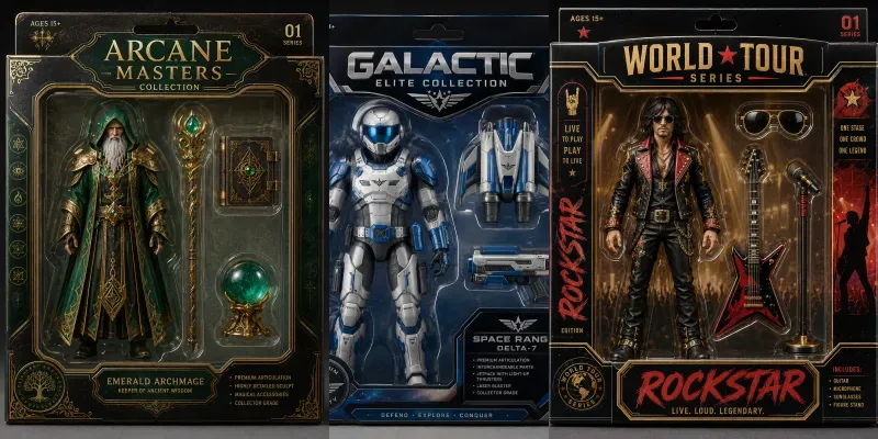 Action Figure Business Packs generated by undefined