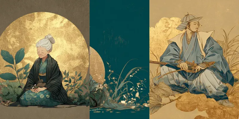 Edo Style Character Portraits generated by undefined