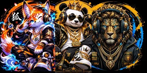 Luxury Urban Mascot Collections generated by chatgpt-image
