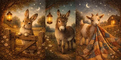 Rustic Animal Folk Art generated by chatgpt-image