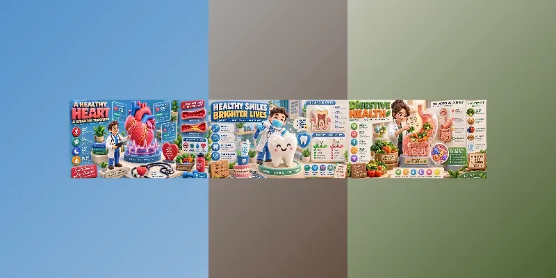 Vibrant Health Infographic Assets generated by undefined