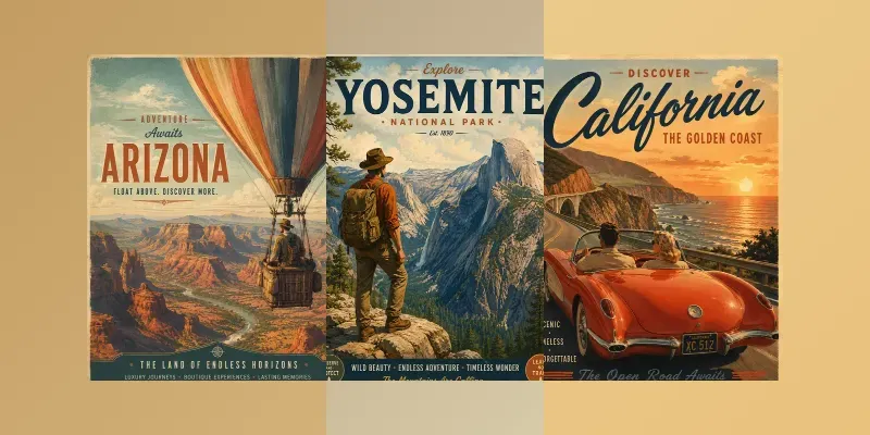 Vintage Travel Poster Generator generated by undefined