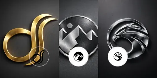 Metallic Logos generated by chatgpt-image