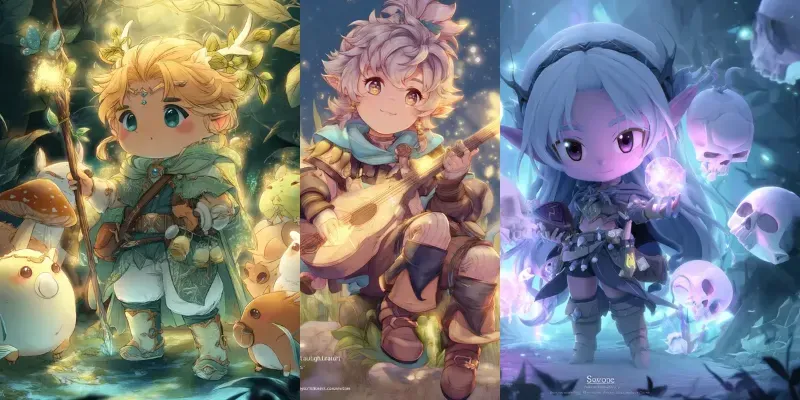 Chibi Fantasy RPG Characters Pack generated by undefined