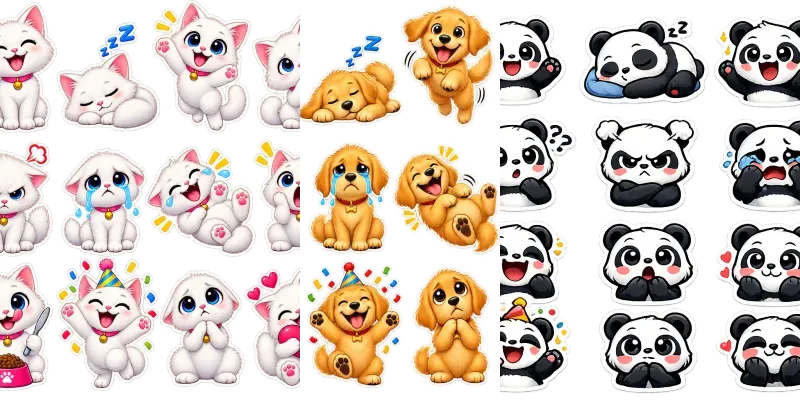 Cute Whatsapp Sticker Pack Generator generated by undefined