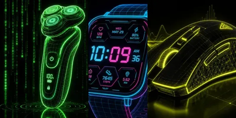 Cyberpunk Neon Line Art generated by undefined