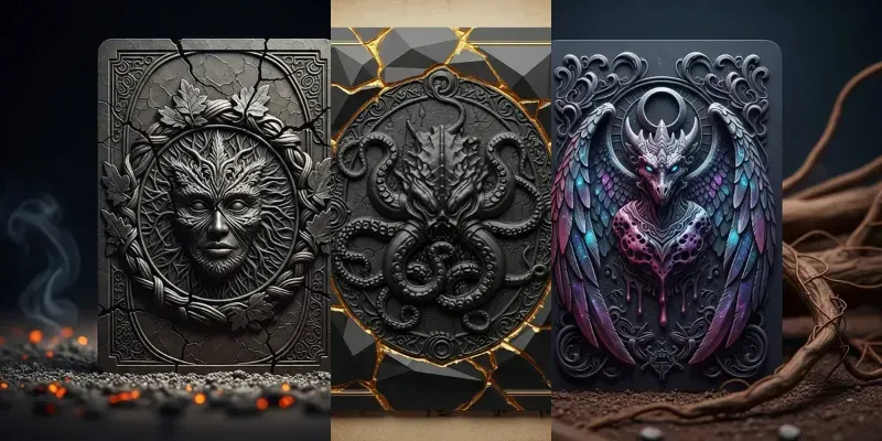 Embossed Mastercraft Cards generated by undefined