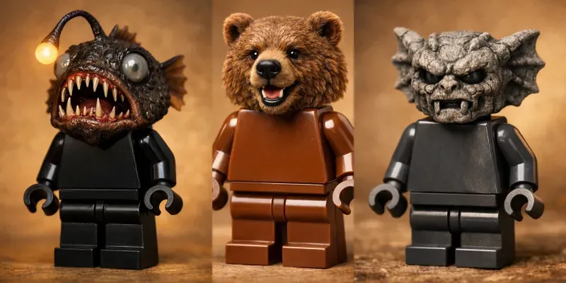 Hyperrealistic Custom Lego Minifigures generated by undefined