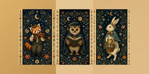 Whimsical Folk Animal Art generated by chatgpt-image